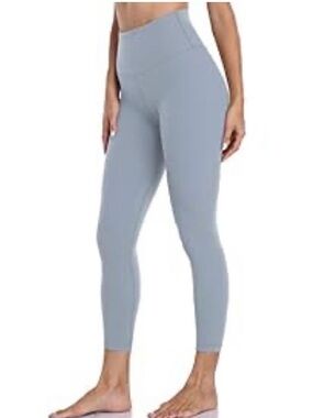 Hey Nuts Essential 7/8 Leggings, 25 inch, Gray Women’s Size Medium (8-10)